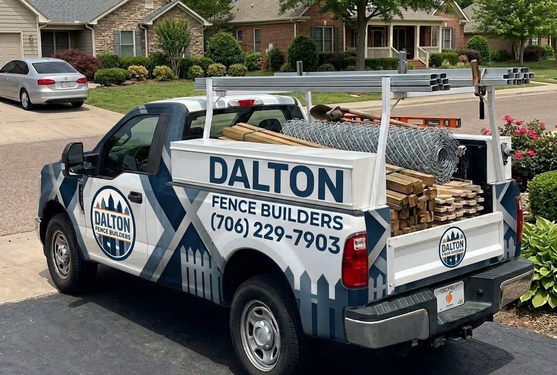 Dalton Fence Builders Work Truck